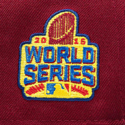 New Era x MLB Sangria 'Chicago Cubs 2016 World Series' 59Fifty Patch Fitted Hat (Hat Club Exclusive) - SOLE SERIOUSS (5)
