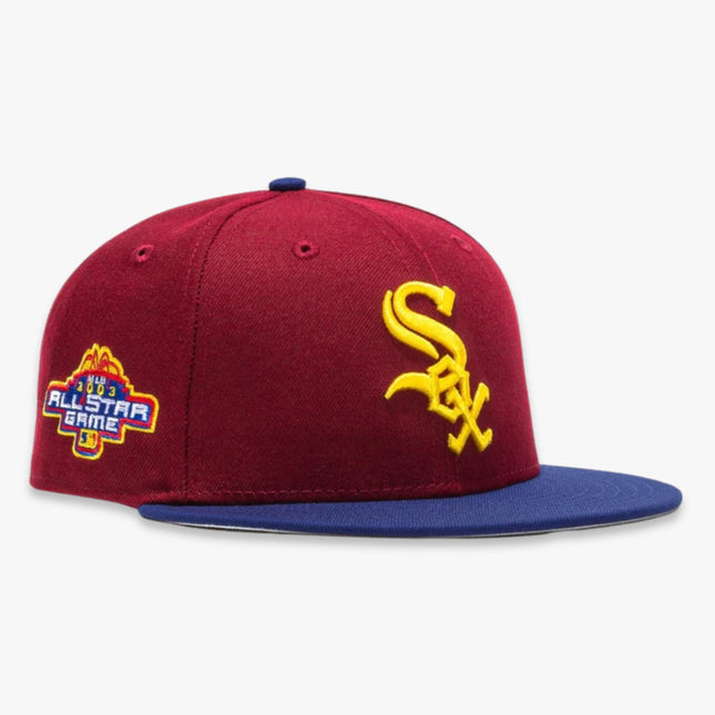 New Era x MLB Sangria 'Chicago White Sox 2003 All-Star Game' 59Fifty Patch Fitted Hat (Hat Club Exclusive) - SOLE SERIOUSS (1)