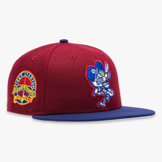 New Era x MLB Sangria 'Detroit Tigers 1967 Stadium' 59Fifty Patch Fitted Hat (Hat Club Exclusive) - SOLE SERIOUSS (1)