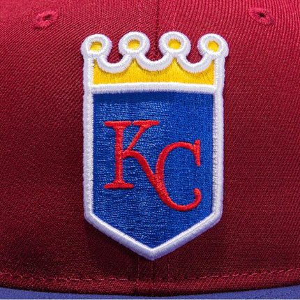 New Era x MLB Sangria 'Kansas City Royals 2012 All-Star Game' 59Fifty Patch Fitted Hat (Hat Club Exclusive) - SOLE SERIOUSS (4)