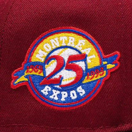 New Era x MLB Sangria 'Montreal Expos 25th Anniversary' 59Fifty Patch Fitted Hat (Hat Club Exclusive) - SOLE SERIOUSS (5)