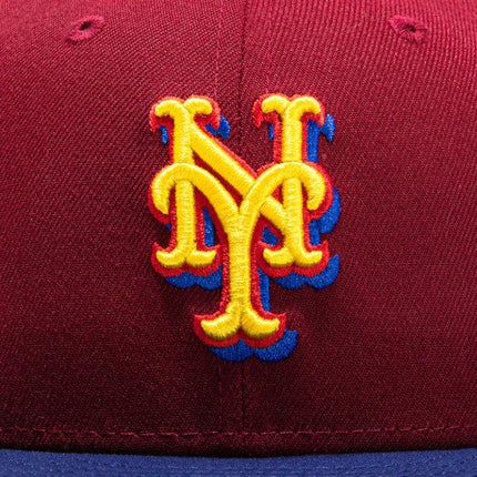 New Era x MLB Sangria 'New York Mets 40th Anniversary' 59Fifty Patch Fitted Hat (Hat Club Exclusive) - SOLE SERIOUSS (4)