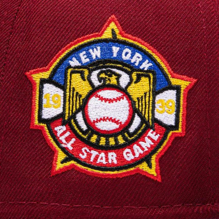 New Era x MLB Sangria 'New York Yankees 1939 All-Star Game' 59Fifty Patch Fitted Hat (Hat Club Exclusive) - SOLE SERIOUSS (4)