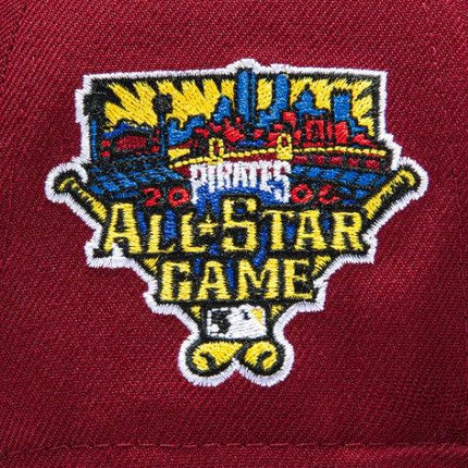 New Era x MLB Sangria 'Pittsburgh Pirates 2006 All-Star Game' 59Fifty Patch Fitted Hat (Hat Club Exclusive) - SOLE SERIOUSS (5)