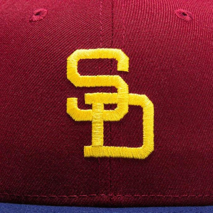 New Era x MLB Sangria 'San Diego Padres 1978 All-Star Game' 59Fifty Patch Fitted Hat (Hat Club Exclusive) - SOLE SERIOUSS (4)