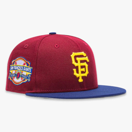 New Era x MLB Sangria 'San Francisco Giants 2000 Inaugural' 59Fifty Patch Fitted Hat (Hat Club Exclusive) - SOLE SERIOUSS (1)