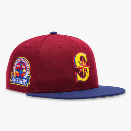 New Era x MLB Sangria 'Seattle Mariners 30th Anniversary' 59Fifty Patch Fitted Hat (Hat Club Exclusive) - SOLE SERIOUSS (1)