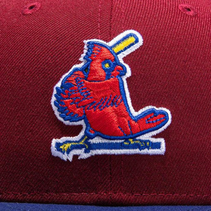 New Era x MLB Sangria 'St. Louis Cardinals 30th Anniversary' 59Fifty Patch Fitted Hat (Hat Club Exclusive) - SOLE SERIOUSS (4)