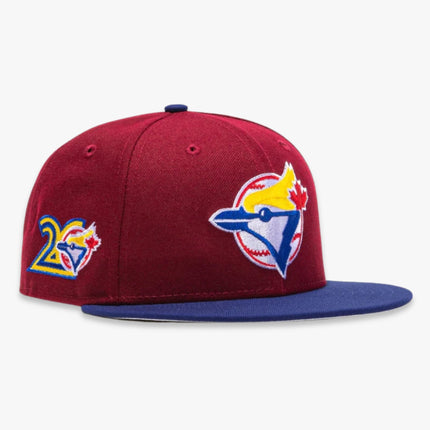 New Era x MLB Sangria 'Toronto Blue Jays 20th Anniversary' 59Fifty Patch Fitted Hat (Hat Club Exclusive) - SOLE SERIOUSS (1)