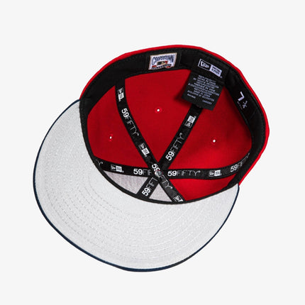 New Era x MLB USA Fourth Word 'Arizona Diamondbacks 25th Anniversary' 59Fifty Patch Fitted Hat Red / Navy - SOLE SERIOUSS (3)