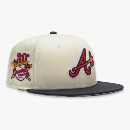 New Era x MLB White Dome 'Atlanta Braves 30th Anniversary' 59Fifty Patch Fitted Hat (Hat Club Exclusive) - SOLE SERIOUSS (1)