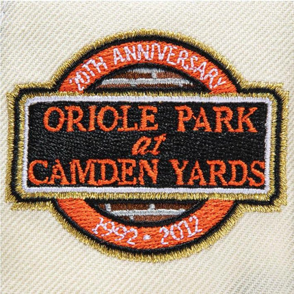 New Era x MLB White Dome 'Baltimore Orioles Oriole Park of Camden Yards' 59Fifty Patch Fitted Hat (Hat Club Exclusive) - SOLE SERIOUSS (5)