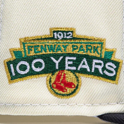 New Era x MLB White Dome 'Boston Red Sox Fenway Park 100th Anniversary' 59Fifty Patch Fitted Hat (Hat Club Exclusive) - SOLE SERIOUSS (5)