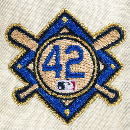 New Era x MLB White Dome 'Brooklyn Dodgers Jackie Robinson 42' 59Fifty Patch Fitted Hat (Hat Club Exclusive) - SOLE SERIOUSS (5)