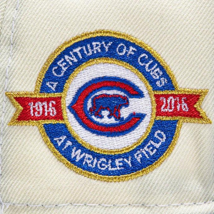 New Era x MLB White Dome 'Chicago Cubs 100th Anniversary' 59Fifty Patch Fitted Hat (Hat Club Exclusive) - SOLE SERIOUSS (5)