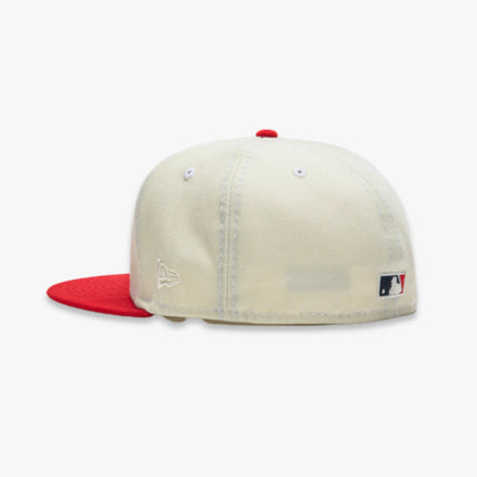 New Era x MLB White Dome 'Cincinnati Reds 2003 Inaugural Season' 59Fifty Patch Fitted Hat (Hat Club Exclusive) - SOLE SERIOUSS (2)