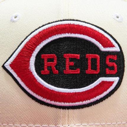 New Era x MLB White Dome 'Cincinnati Reds 2003 Inaugural Season' 59Fifty Patch Fitted Hat (Hat Club Exclusive) - SOLE SERIOUSS (4)