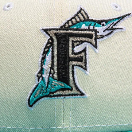 New Era x MLB White Dome 'Miami Marlins 25th Anniversary' 59Fifty Patch Fitted Hat (Hat Club Exclusive) - SOLE SERIOUSS (4)