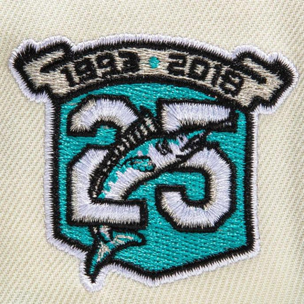 New Era x MLB White Dome 'Miami Marlins 25th Anniversary' 59Fifty Patch Fitted Hat (Hat Club Exclusive) - SOLE SERIOUSS (5)