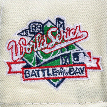 New Era x MLB White Dome 'Oakland Athletics World Series Battle of the Bay' 59Fifty Patch Fitted Hat (Hat Club Exclusive) - SOLE SERIOUSS (5)