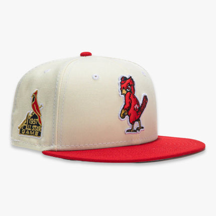 New Era x MLB White Dome 'St. Louis Cardinals 1957 All-Star Game' 59Fifty Patch Fitted Hat (Hat Club Exclusive) - SOLE SERIOUSS (1)