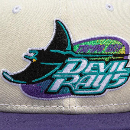 New Era x MLB White Dome 'Tampa Bay Devil Rays Tropicana Field' 59Fifty Patch Fitted Hat (Hat Club Exclusive) - SOLE SERIOUSS (4)