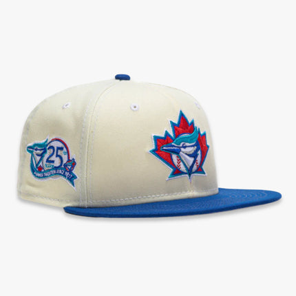 New Era x MLB White Dome 'Toronto Blue Jays 25th Anniversary' 59Fifty Patch Fitted Hat (Hat Club Exclusive) - SOLE SERIOUSS (1)