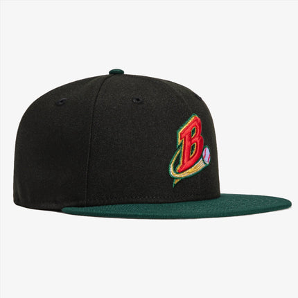 New Era x MiLB 'Buffalo Bisons' 59Fifty Fitted Hat Black / Green - SOLE SERIOUSS (1)