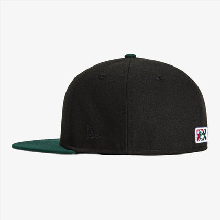 New Era x MiLB 'Buffalo Bisons' 59Fifty Fitted Hat Black / Green - SOLE SERIOUSS (2)