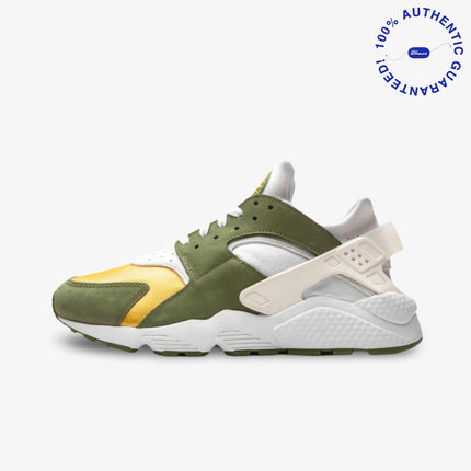 Nike Air Huarache LE x Stussy 'Dark Olive' (2021) | SOLE SERIOUSS [1]