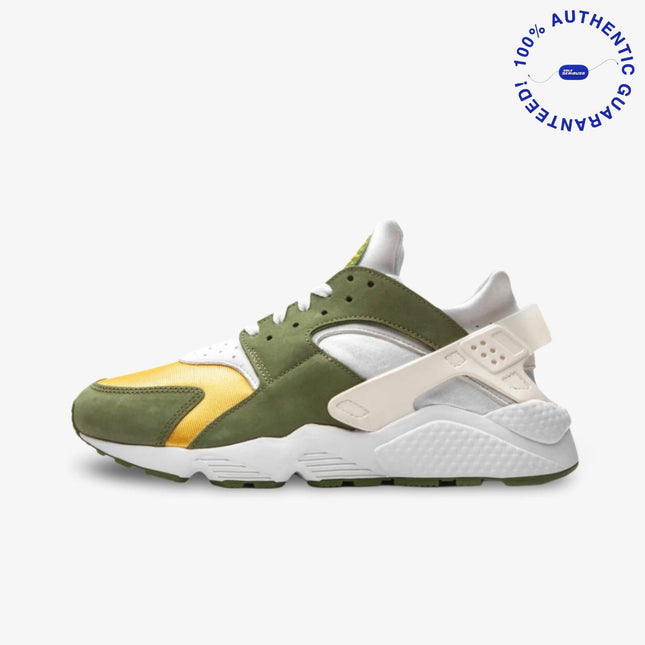 Nike Air Huarache LE x Stussy 'Dark Olive' (2021) | SOLE SERIOUSS [1]