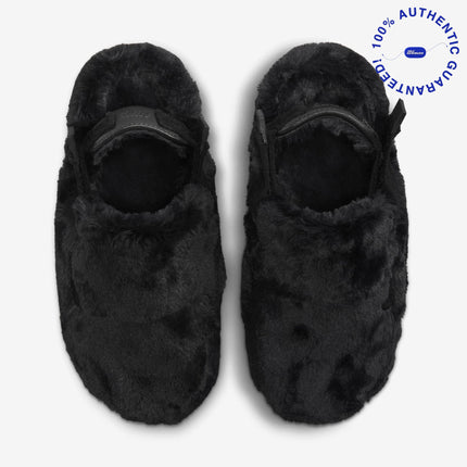 Nike Calm Mule SE NA 'Triple Black Fur' (2024) (Womens) | SOLE SERIOUSS [4]
