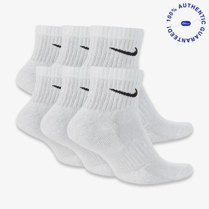 Nike Dri-FIT Everyday Cushioned Mid Socks (6 Pack) White | SOLE SERIOUSS [2]