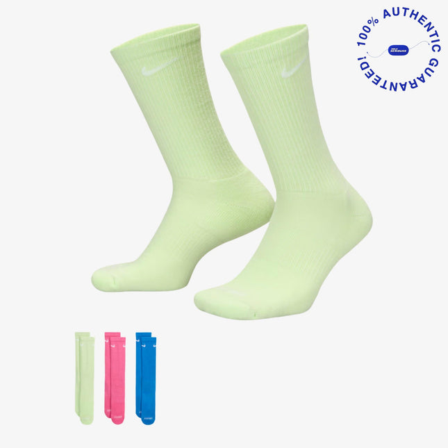 Nike Dri-FIT Everyday Plus Cushioned High Training Crew Socks (3 Pack) Multicolor | SOLE SERIOUSS [1]