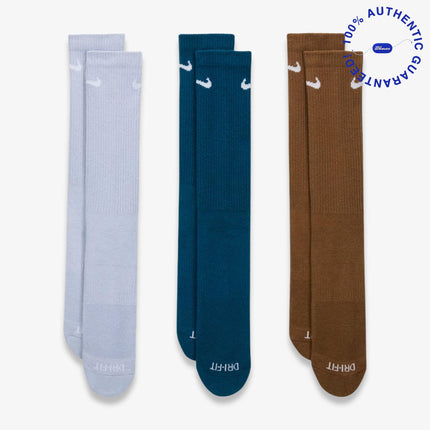 Nike Dri-FIT Everyday Plus Cushioned High Training Crew Socks (3 Pack) Multicolor | SOLE SERIOUSS [2]