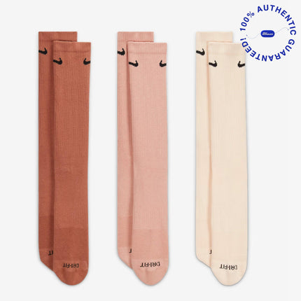 Nike Dri-FIT Everyday Plus Cushioned High Training Crew Socks (3 Pack) Multicolor | SOLE SERIOUSS [2]