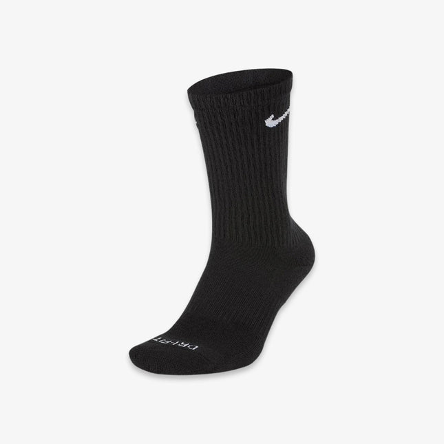 Nike Dri-FIT Everyday Plus Cushioned High Training Crew Socks (6 Pack) Black | SOLE SERIOUSS [5]