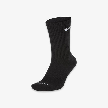 Nike Dri-FIT Everyday Plus Cushioned High Training Crew Socks (6 Pack) Black SX6897-010 - SOLE SERIOUSS (5)