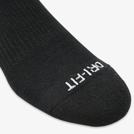 Nike Dri-FIT Everyday Plus Cushioned High Training Crew Socks (6 Pack) Black SX6897-010 - SOLE SERIOUSS (6)