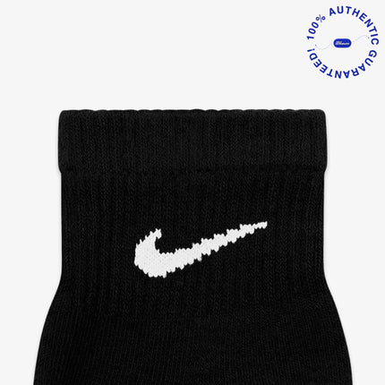 Nike Dri-FIT Everyday Plus Cushioned Mid Training Quarter Ankle Socks (6 Pack) Black | SOLE SERIOUSS [5]