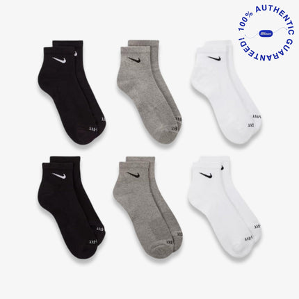 Nike Dri-FIT Everyday Plus Cushioned Mid Training Quarter Ankle Socks (6 Pack) Multicolor | SOLE SERIOUSS [3]