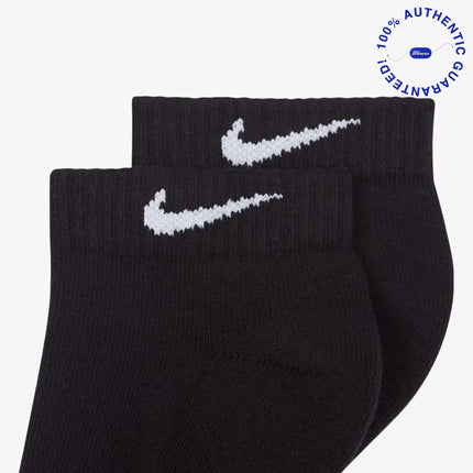 Nike Dri-FIT Everyday Plus Cushioned Training Low Cut Socks (6 Pack) Black | SOLE SERIOUSS [4]