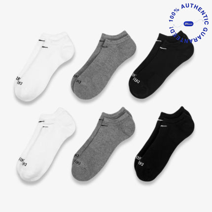 Nike Dri-FIT Everyday Plus Cushioned Training No-Show Socks (6 Pack) Multicolor | SOLE SERIOUSS [2]