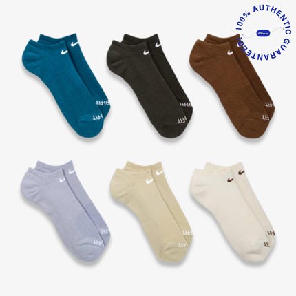 Nike Dri-FIT Everyday Plus Cushioned Training No-Show Socks (6 Pack) Multicolor | SOLE SERIOUSS [3]