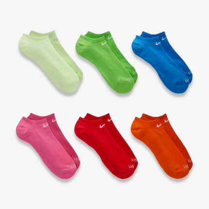 Nike Dri-FIT Everyday Plus Cushioned Training No-Show Socks (6 Pack) Multicolor | SOLE SERIOUSS [3]