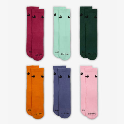 Nike Dri-Fit Performance Basics High Crew Socks (6 Pack) Multicolor (Little Kids) | SOLE SERIOUSS [2]