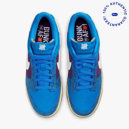 Nike Dunk Low SP x UNDFTD / Undefeated '5 On It' Signal Blue (2021) | SOLE SERIOUSS [4]