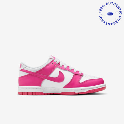 Nike Dunk Low 'White / Laser Fuchsia' (2022) (GS) | SOLE SERIOUSS [2]