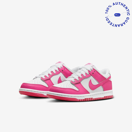 Nike Dunk Low 'White / Laser Fuchsia' (2022) (GS) | SOLE SERIOUSS [3]