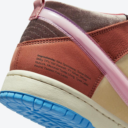 Nike Dunk Mid x Social Status 'Free Lunch Chocolate Milk' (2021) | SOLE SERIOUSS [10]